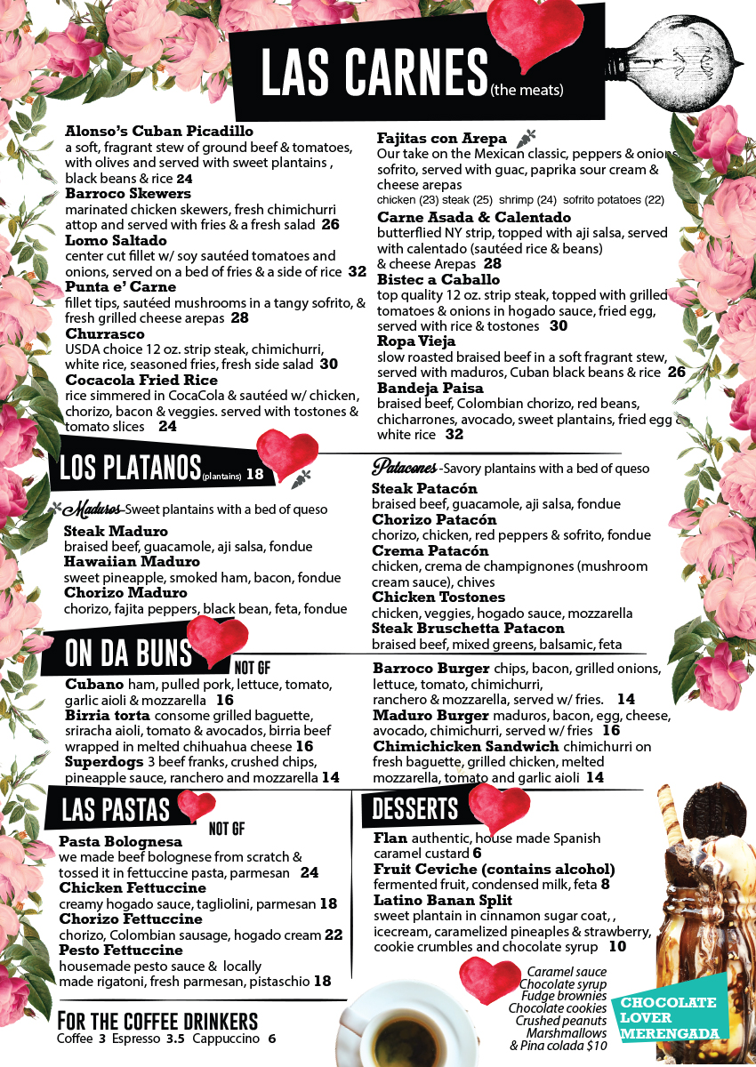 Menu Barroco Lakewood-1